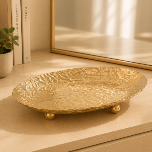 Luxury Gold Decorative Tray