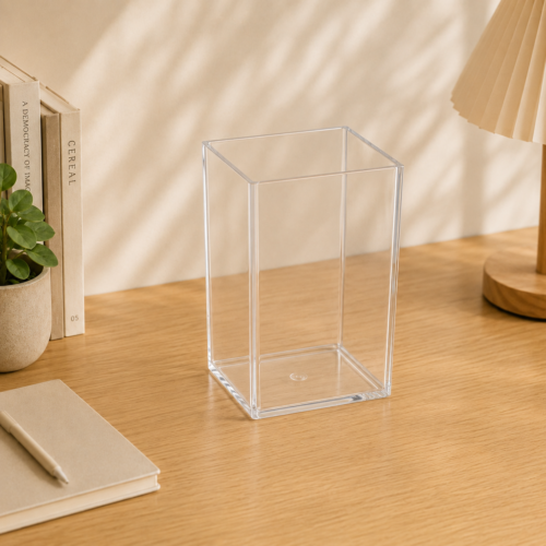 Clear Acrylic Pen Holder