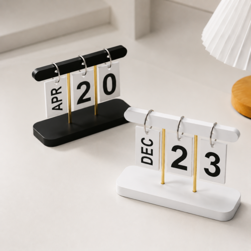 Luxury Perpetual Desk Calendar (Multi-Color Options)